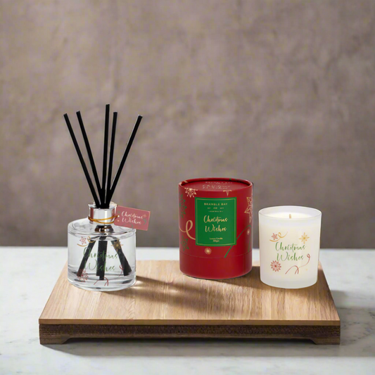 Christmas Wishes Candle And Reed Bundle