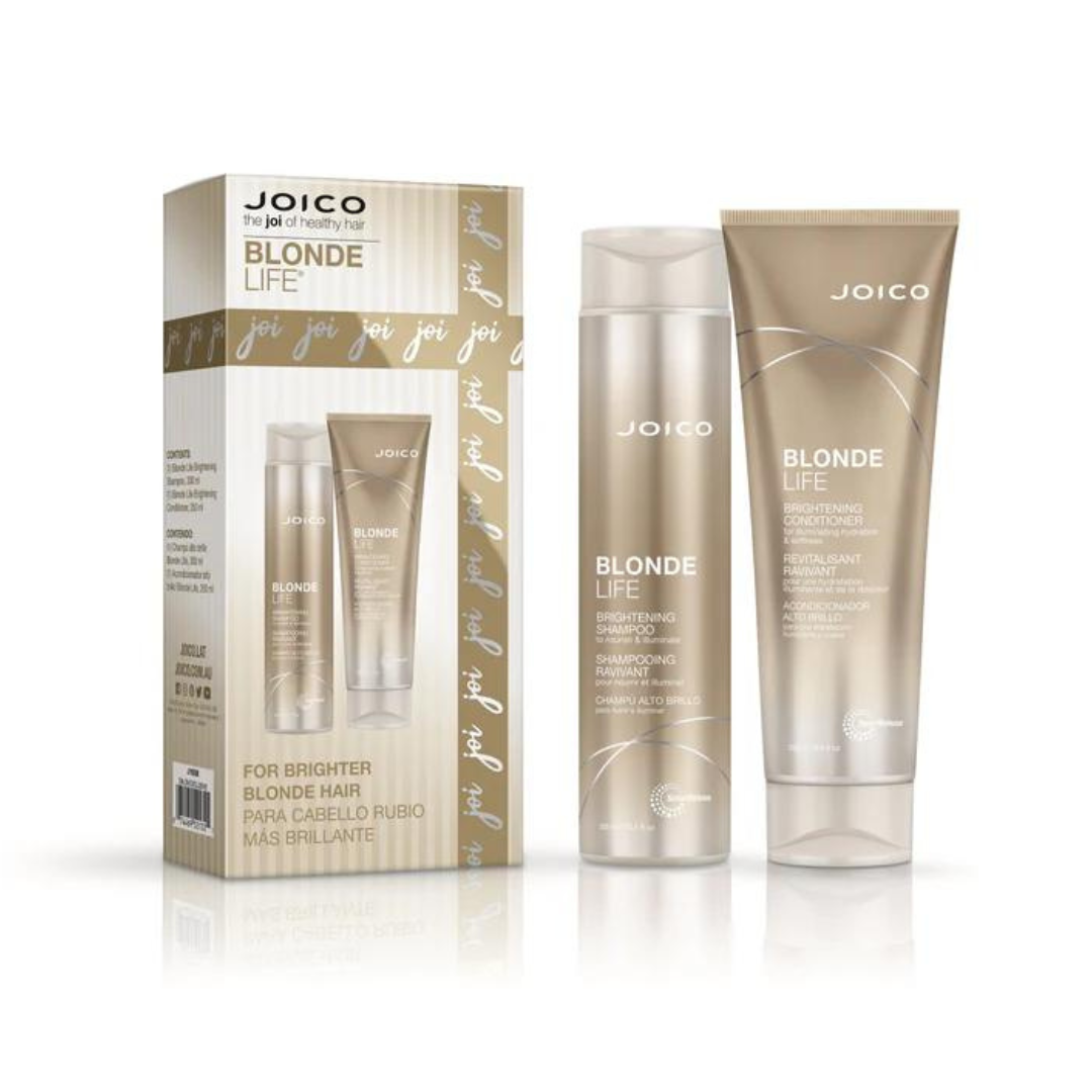 JOICO BLONDE LIFE BRIGHTENING SHAMPOO 300 ML AND CONDITIONER 250 ML - Ginja B