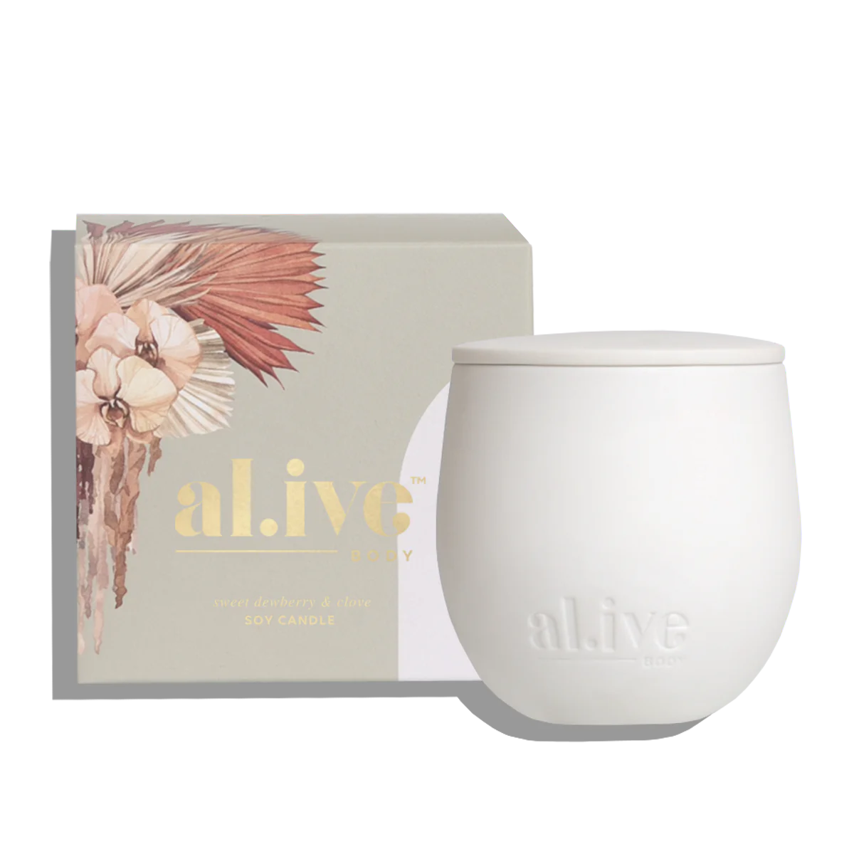 Alive Body Sweet Dewberry & Clove Soy Candle