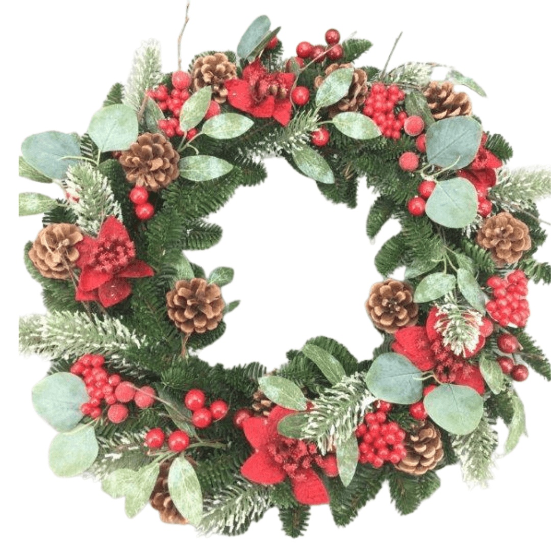 Pionsettia Wreath 55cm - Ginja B